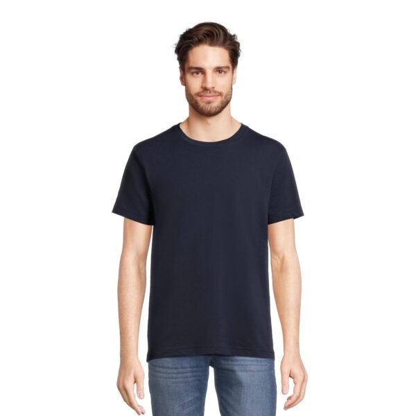Flat Collar Easy Care Cotton, Crew T-Shirt
